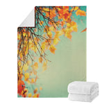 Vintage Autumn Print Blanket