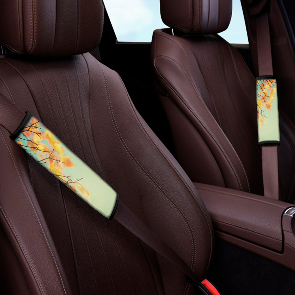 Vintage Autumn Print Car Seat Belt Covers