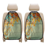 Vintage Autumn Print Car Seat Organizers
