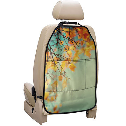 Vintage Autumn Print Car Seat Organizers