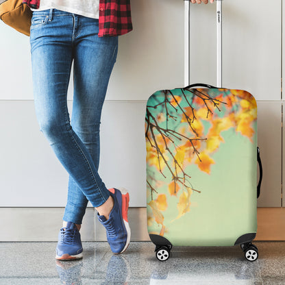 Vintage Autumn Print Luggage Cover