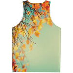 Vintage Autumn Print Men's Tank Top