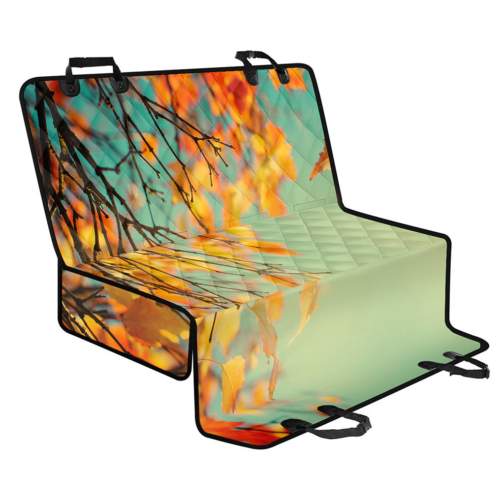 Vintage Autumn Print Pet Car Back Seat Cover