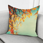 Vintage Autumn Print Pillow Cover