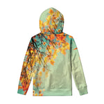 Vintage Autumn Print Pullover Hoodie