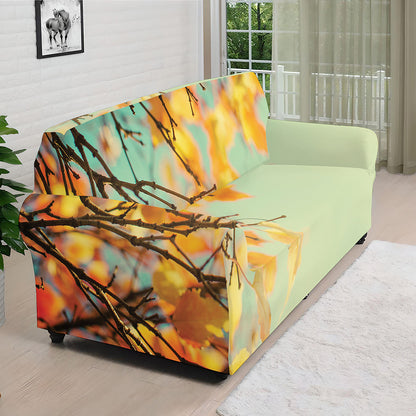 Vintage Autumn Print Sofa Cover