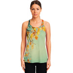 Vintage Autumn Print Women's Racerback Tank Top