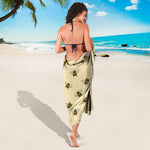Vintage Bee Pattern Print Beach Sarong Wrap
