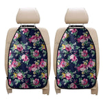 Vintage Blossom Floral Pattern Print Car Seat Organizers
