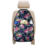 Vintage Blossom Floral Pattern Print Car Seat Organizers