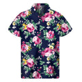 Vintage Blossom Floral Pattern Print Men's Short Sleeve Shirt