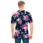 Vintage Blossom Floral Pattern Print Men's T-Shirt