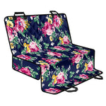 Vintage Blossom Floral Pattern Print Pet Car Back Seat Cover