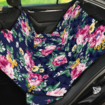 Vintage Blossom Floral Pattern Print Pet Car Back Seat Cover