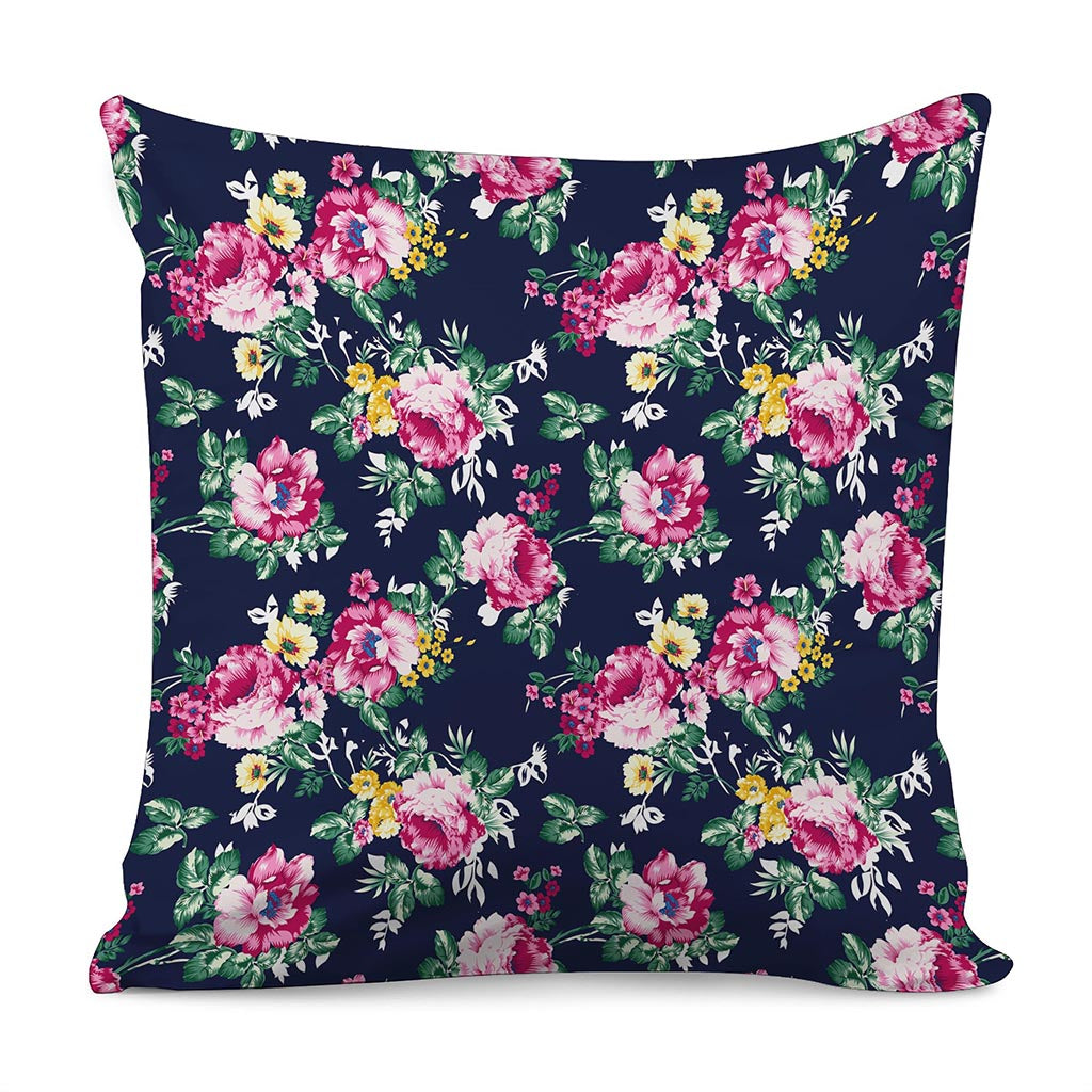 Vintage Blossom Floral Pattern Print Pillow Cover