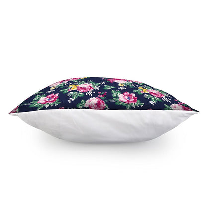 Vintage Blossom Floral Pattern Print Pillow Cover