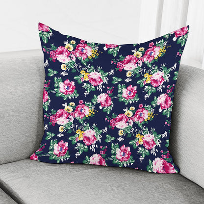 Vintage Blossom Floral Pattern Print Pillow Cover