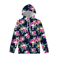 Vintage Blossom Floral Pattern Print Pullover Hoodie