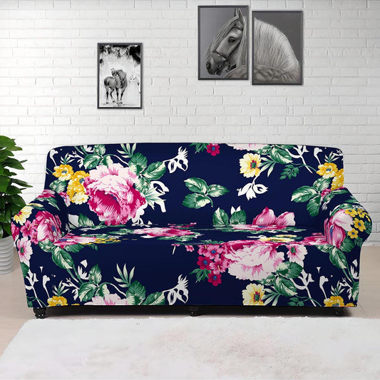 Vintage Blossom Floral Pattern Print Sofa Cover
