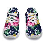 Vintage Blossom Floral Pattern Print Sport Shoes GearFrost