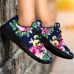 Vintage Blossom Floral Pattern Print Sport Shoes GearFrost