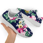 Vintage Blossom Floral Pattern Print Sport Shoes GearFrost