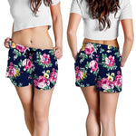 Vintage Blossom Floral Pattern Print Women's Shorts