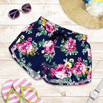 Vintage Blossom Floral Pattern Print Women's Shorts