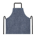 Vintage Blue Denim Jeans Print Apron