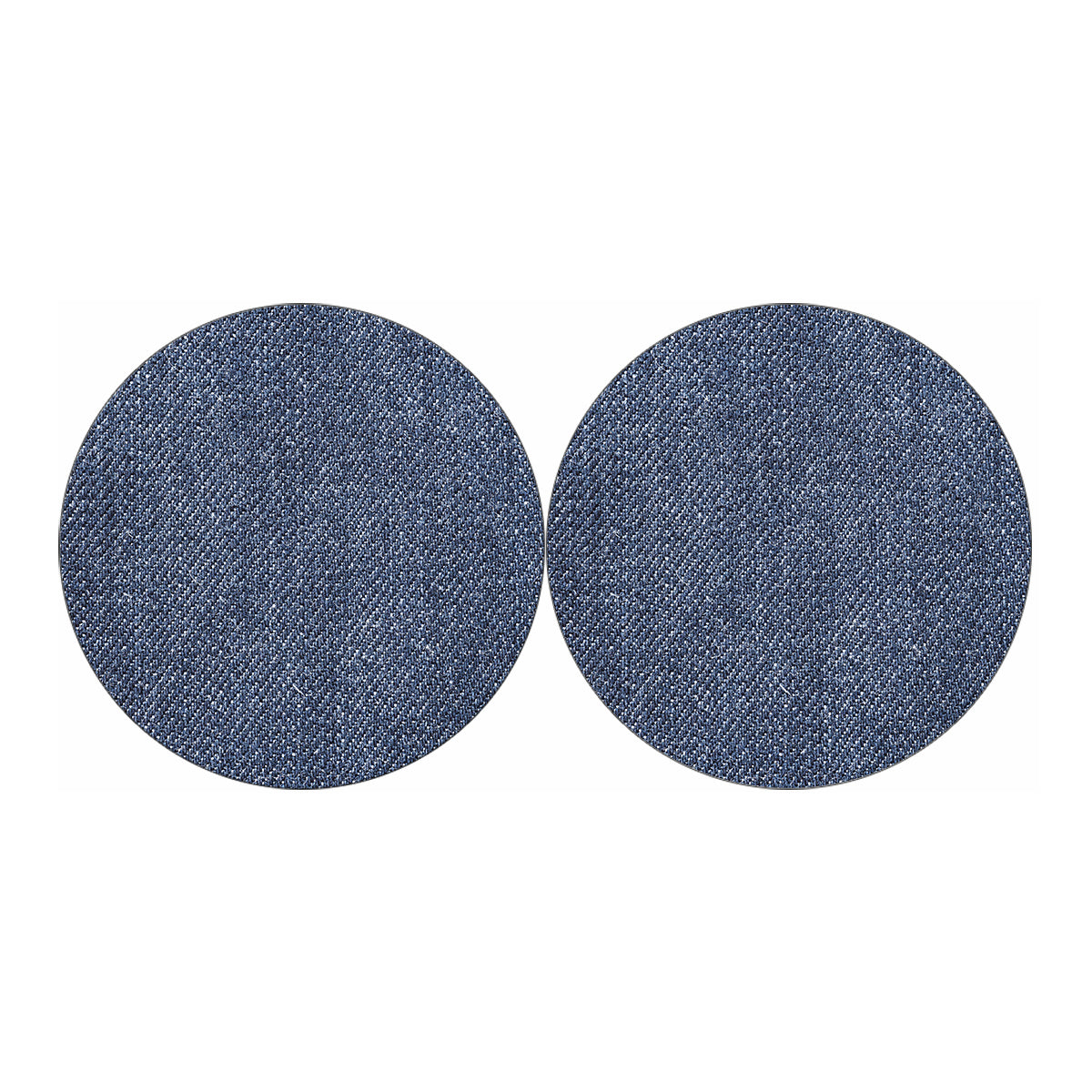 Vintage Blue Denim Jeans Print Car Coasters