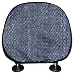 Vintage Blue Denim Jeans Print Car Headrest Covers