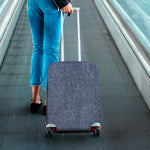 Vintage Blue Denim Jeans Print Luggage Cover
