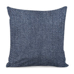 Vintage Blue Denim Jeans Print Pillow Cover
