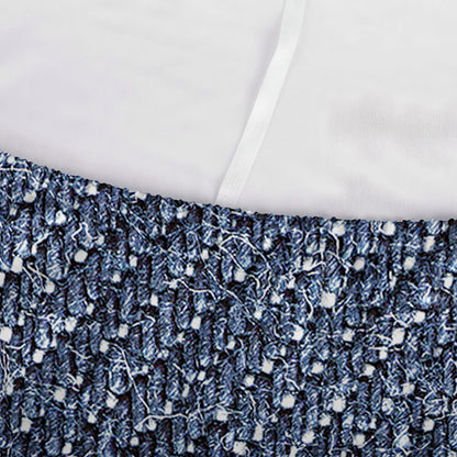 Vintage Blue Denim Jeans Print Sofa Cover