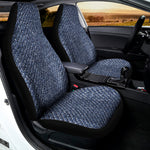Vintage Blue Denim Jeans Print Universal Fit Car Seat Covers