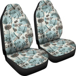 Vintage Blue Dragonfly Universal Fit Car Seat Covers GearFrost