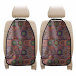 Vintage Bohemian Floral Mandala Print Car Seat Organizers