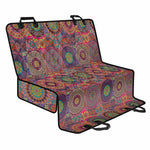 Vintage Bohemian Floral Mandala Print Pet Car Back Seat Cover