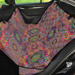 Vintage Bohemian Floral Mandala Print Pet Car Back Seat Cover