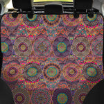 Vintage Bohemian Floral Mandala Print Pet Car Back Seat Cover