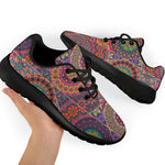 Vintage Bohemian Floral Mandala Print Sport Shoes GearFrost
