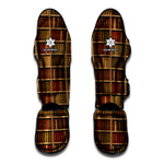 Vintage Bookshelf Pattern Print Muay Thai Shin Guard
