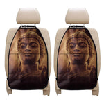 Vintage Buddha Statue Print Car Seat Organizers