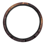 Vintage Buddha Statue Print Car Steering Wheel Cover