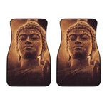 Vintage Buddha Statue Print Front Car Floor Mats