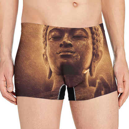 Vintage Buddha Statue Print Men's Boxer Briefs
