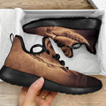 Vintage Buddha Statue Print Mesh Knit Shoes