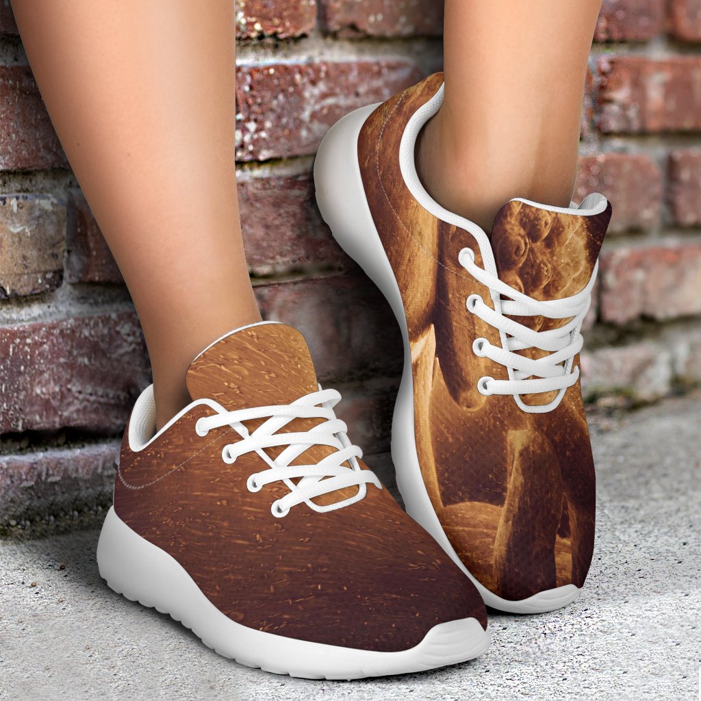 Vintage Buddha Statue Print Sport Shoes GearFrost