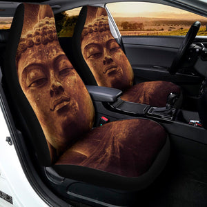 Vintage Buddha Statue Print Universal Fit Car Seat Covers