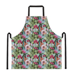 Vintage Cactus And Flower Print Apron